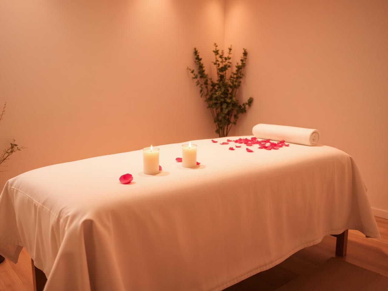 Cabina massaggi del centro estetico